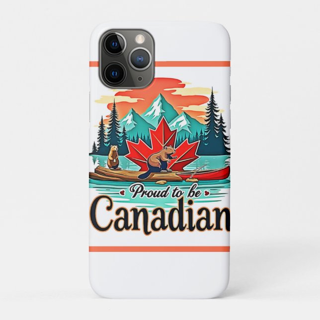 Capa Para iPhone 11 Pro Orgulho de ser canadense (Verso)