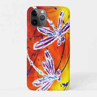 Capa Para iPhone 11 Pro Outback Dragonfly Dance