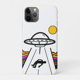 Capa Para iPhone 11 Pro OVNI sequestro de espaçonave alienígena