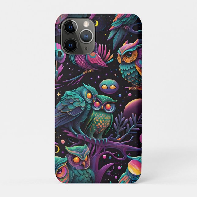 Capa Para iPhone 11 Pro Owls of a Feather (Verso)