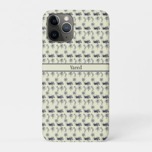 Capa Para iPhone 11 Pro Padrão Botânico do Rio Nilo, personalizado