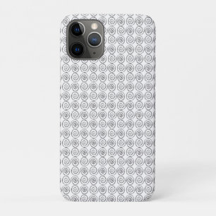Capa Para iPhone 11 Pro Padrão Celta de Espiral Dupla