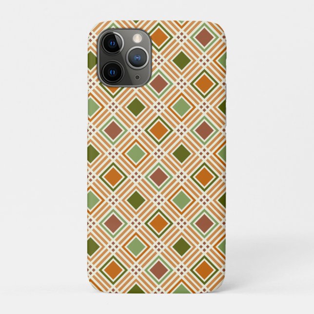 Capa Para iPhone 11 Pro Padrão Clay Algae (Verso)