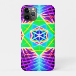 Capa Para iPhone 11 Pro Padrão Colorido e Vibrante