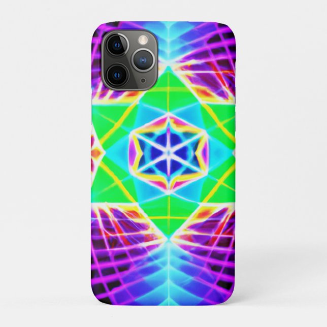 Capa Para iPhone 11 Pro Padrão Colorido e Vibrante (Verso)