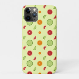 Capa Para iPhone 11 Pro Padrão contínuo de fatias de laranja