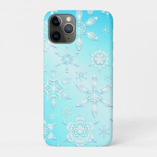 Capa Para iPhone 11 Pro Padrão Crystal Snowflakes