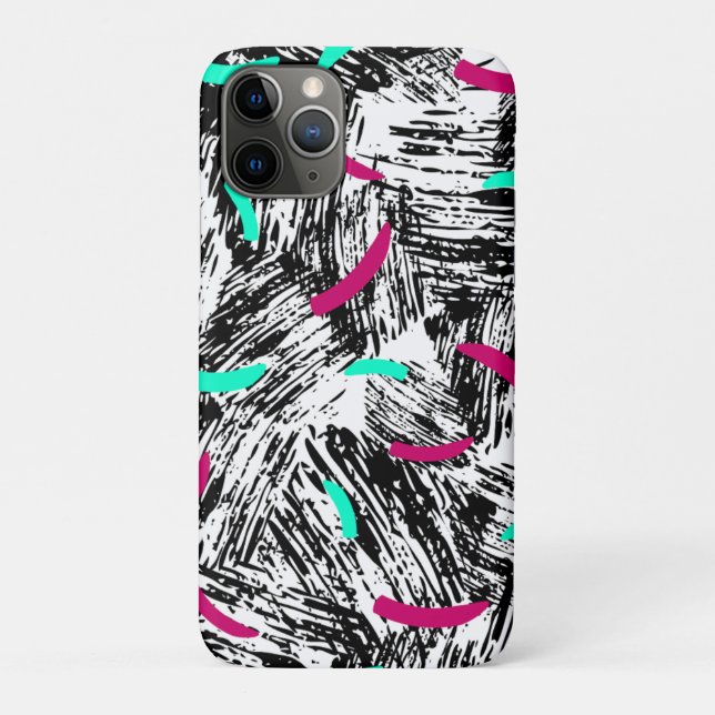 Capa Para iPhone 11 Pro Padrão de Abstrato moderno. (Verso)