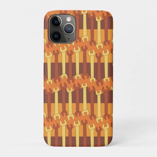 Capa Para iPhone 11 Pro Padrão de chave vertical (Verso)