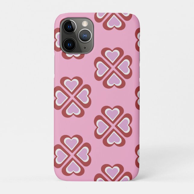 Capa Para iPhone 11 Pro Padrão de copas (Verso)