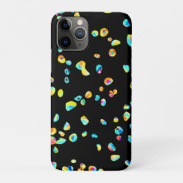 Capa Para iPhone 11 Pro Padrão de Cores Vivas