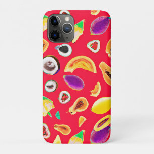 Capa Para iPhone 11 Pro Padrão de Delícia de Fruta Vibrante