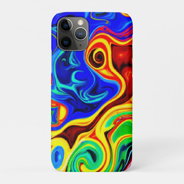 Capa Para iPhone 11 Pro Padrão de Estilo Vibrante (Verso)
