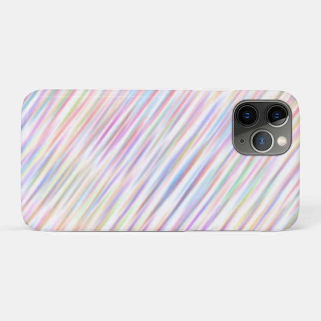 Capa Para iPhone 11 Pro Padrão de faixas de linha simples modernas (Verso (horizontal))