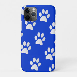 Capa Para iPhone 11 Pro Padrão de Impressão de Pata de Animal Adorável