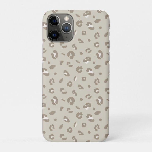 Capa Para iPhone 11 Pro Padrão de Leopardo (Verso)