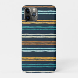 Capa Para iPhone 11 Pro padrão de Linhas Verticais Abstratas
