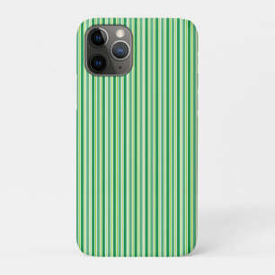 Capa Para iPhone 11 Pro Padrão de Listras Verdes do Dia de São Patrício-54