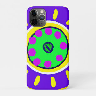 Capa Para iPhone 11 Pro Padrão de Paleta da Natureza Colorida