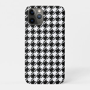 Capa Para iPhone 11 Pro Padrão de Rpt BW do Houndstooth