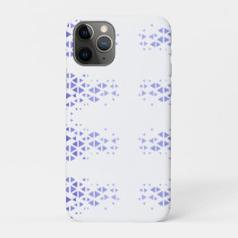 Capa Para iPhone 11 Pro Padrão de Triângulo Colorido Único & Citações