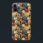 Capa Para iPhone 11 Pro Padrão de Vintage de Ação de Graças Floral (12)<br><div class="desc">Essa capa de telefone é uma mistura harmoniosa de botânicos vegetais antigos e o charme caprichoso de padrões de squash. Traz a beleza do mundo natural para os dedos,  criando uma sinfonia visual. Peça a sua agora!</div>