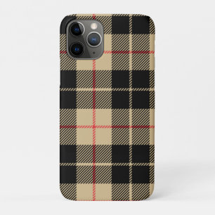 Capa Para iPhone 11 Pro Padrão de Xadrez Checkered do Tartan escocês
