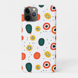 Capa Para iPhone 11 Pro Padrão do Círculo Ponto Reprodutivo