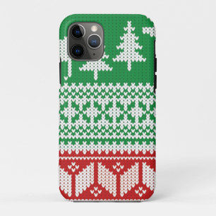 Capa Para iPhone 11 Pro Padrão do jumper de Natal
