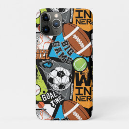 Capa Para iPhone 11 Pro Padrão Esportivo Com Bolas