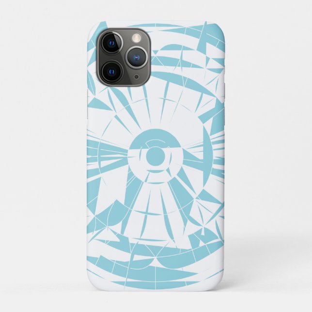 Capa Para iPhone 11 Pro Padrão Geométrico de Mandala (Verso)