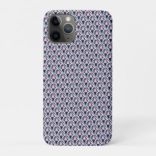 Capa Para iPhone 11 Pro Padrão Rosa Divertido e Azul