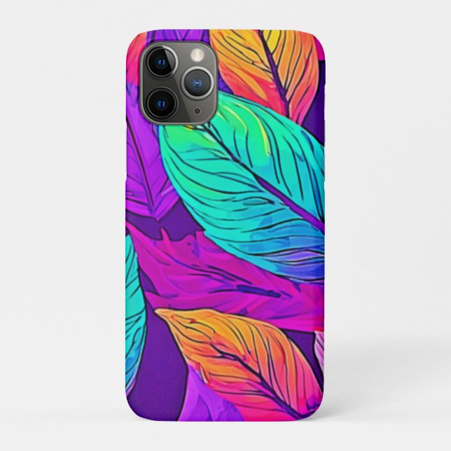 Capa Para iPhone 11 Pro Padrão Vivid Leaf (Verso)