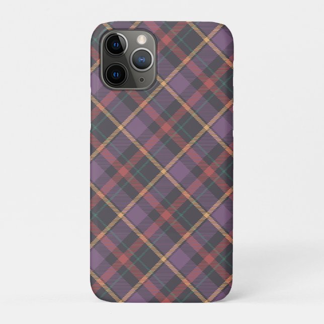 Capa Para iPhone 11 Pro Padrão Xadrez Clássico (Verso)
