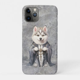 Capa Para iPhone 11 Pro Padre King Siberian Husky