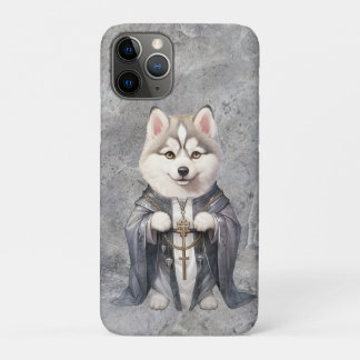 Capa Para iPhone 11 Pro Padre King Siberian Husky
