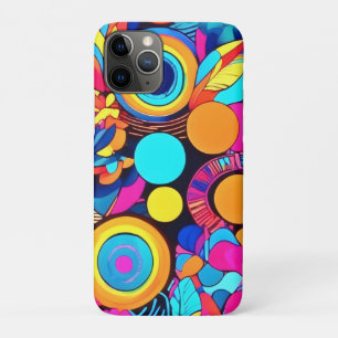 Capa Para iPhone 11 Pro Padrões de Abstrato geometria vibrantes