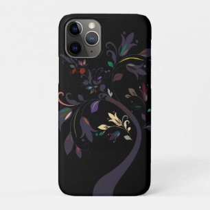 Capa Para iPhone 11 Pro Padrões de Flores Coloridas na moda