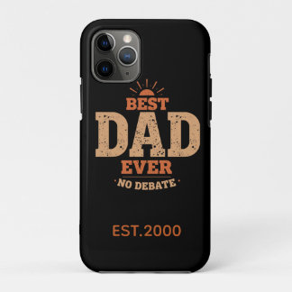 Capa Para iPhone 11 Pro Pai Foodie Vintage Ano de Est Não Há Discussão Nom