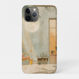 Capa Para iPhone 11 Pro Paisagem Boho Abstrato (6)