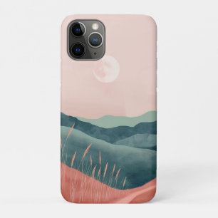 Capa Para iPhone 11 Pro Paisagem Boho Abstrato (7)