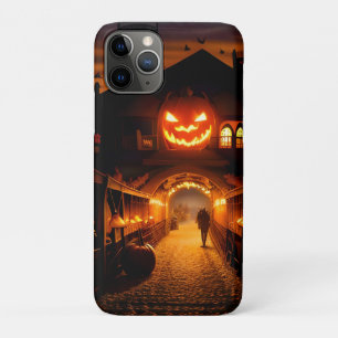 Capa Para iPhone 11 Pro Paisagem de Halloween Cinco