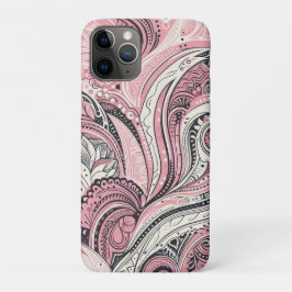 Capa Para iPhone 11 Pro Paisley Rosa, O Home Studio