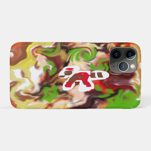 Capa Para iPhone 11 Pro Panda Vermelho é legal (Verso (horizontal))