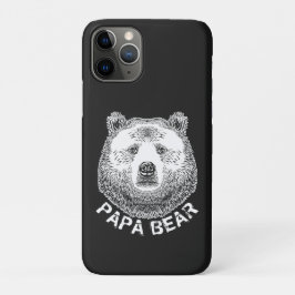 Capa Para iPhone 11 Pro Papá Urso, Ilustração Desenhada À Mão