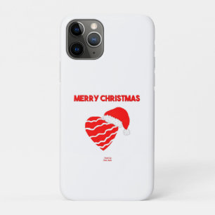 Capa Para iPhone 11 Pro Papais noeis de Natal Heart Apple iPhone 11 Pro Ca