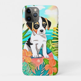 Capa Para iPhone 11 Pro Paradise Puppy Design