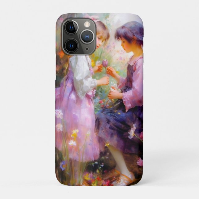 Capa Para iPhone 11 Pro Partilhar Rosas e Amizade (Verso)