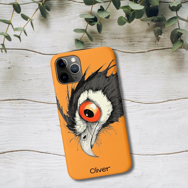 Capa Para iPhone 11 Pro Pássaro Curioso (Criador carregado)