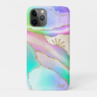 *~* Pastel Rainbow Agate Sun Rays Dust Estrela Dou